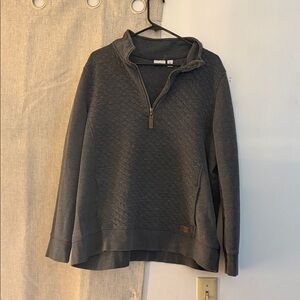 L.L. Bean Men's Charcoal Zip-Up Sweater